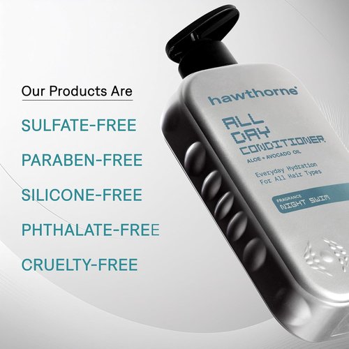 Hawthorne Men's Conditioner - Sulfate & Paraben Free with Argan & Coconut Oil | Night Swim Scent, 16 fl. oz. 2-Pack