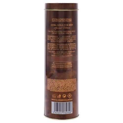 Cuba Gold | Special Edition Eau De Toilette Spray for Men - 3.4 Ounce Fragrance