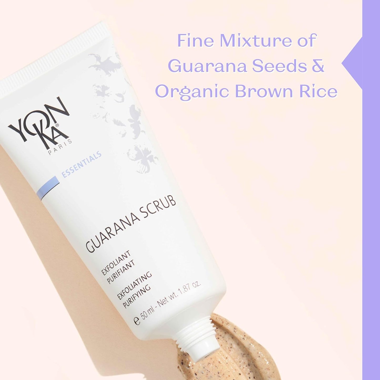 Yon-Ka Gel Nettoyant | Gentle Foaming Face Wash & Makeup Remover Set | Exfoliating Scrub for Normal & Acne-Prone Skin | 6.76 fl oz & 1.87 oz