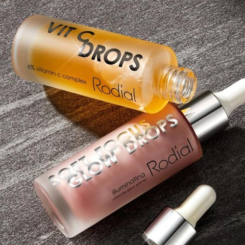 Rodial Vit C Booster Drops - Lightweight Vitamin C Face Serum with B5 & Babassu Oil | 1 fl oz for Radiant Skin