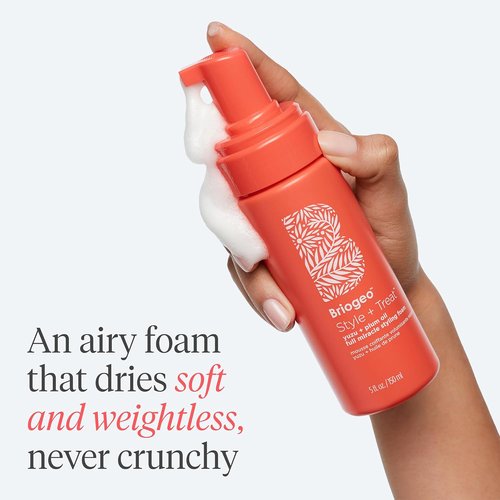 Briogeo Yuzu & Plum Oil Miracle Styling Foam - Volume, Heat Protection & Frizz Control | 5 fl oz