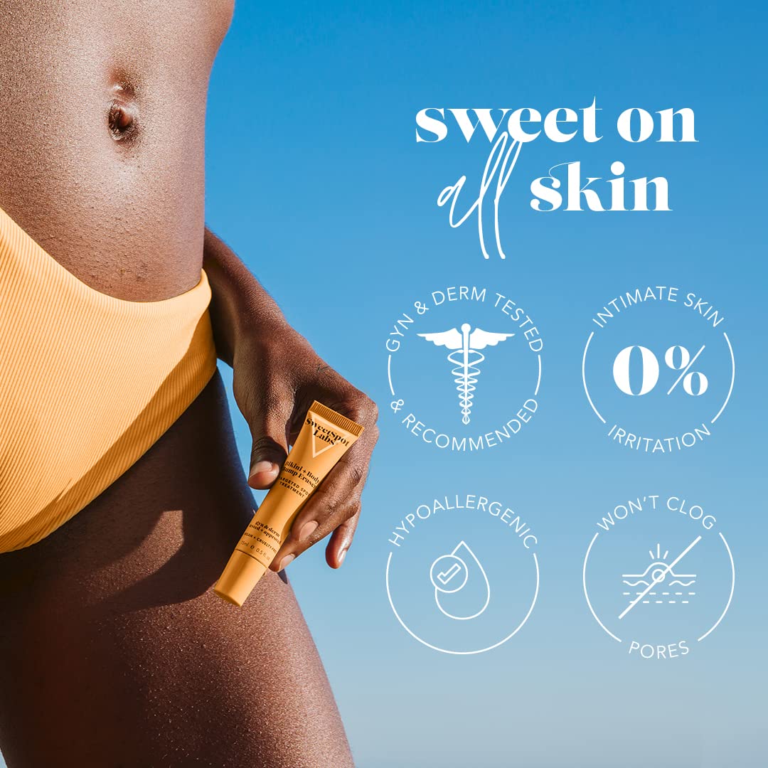 SweetSpot Labs Bikini & Body Bump Eraser | Treat Razor Bumps & Dark Spots | With Essential Ingredients Niacinamide & Bentonite Clay | 0.5 oz