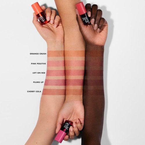 e.l.f. Sheer For It Blush Tint - Multi-Use, Long-Lasting Lip & Cheek Makeup | Vegan Cherry Cola