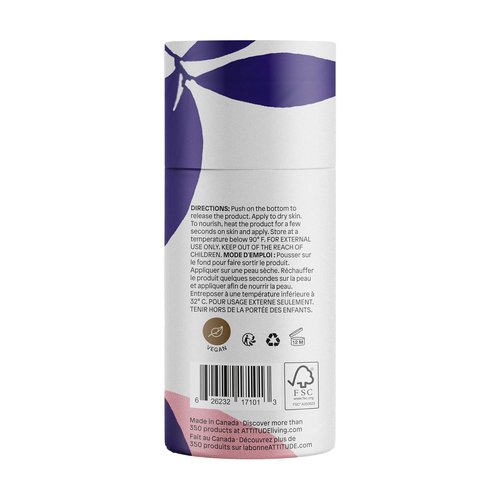 ATTITUDE Body Butter - Natural Moisturizer with Shea & Cocoa Butters | EWG Verified, Vegan, Sandalwood, 2.87 Fl Oz