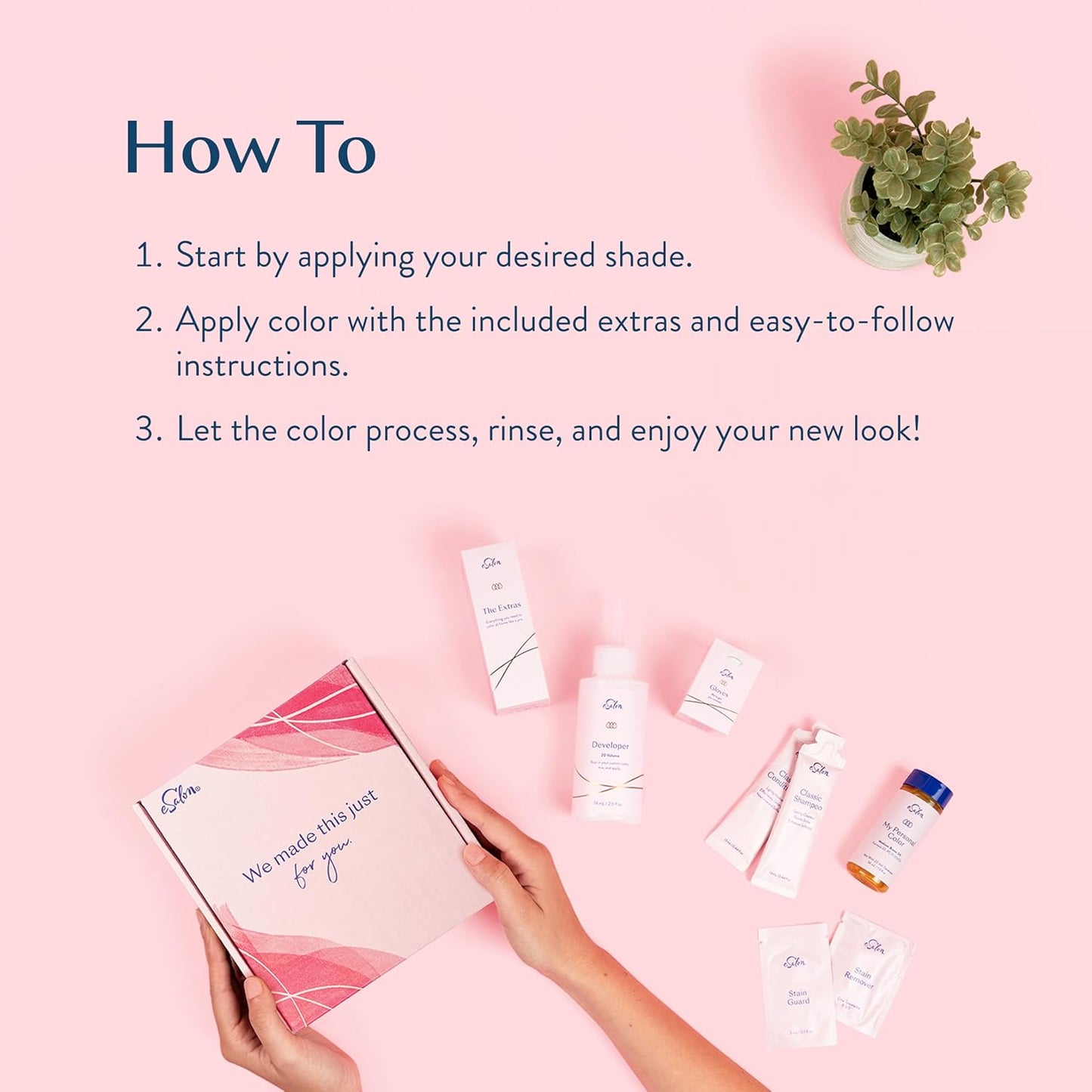 eSalon Permanent Hair Color Kit - Professional Ammonia-Free Dye for 100% Gray Coverage | Lightest Blonde 10N