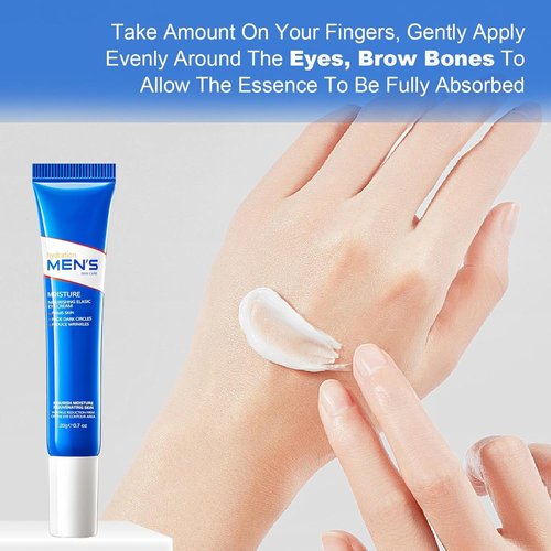 Regine Switzerland Retinol Eye Cream - Hydrating & Firming Formula for Men | Reduces Dark Circles & Puffiness, 20g