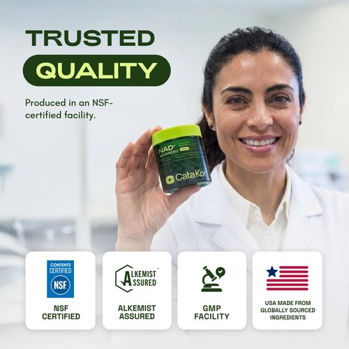 Cata-Kor Liposomal NAD Supplement with Resveratrol – NMN Supplement Alternative – Third-Party Tested – 30-Day Supply – Advanced NAD+ Resveratrol