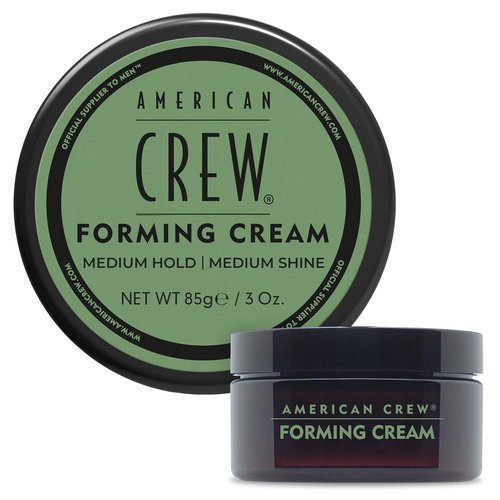 American Crew Hair Forming Cream - Medium Hold & Shine for Men | 3 oz Styling Cream