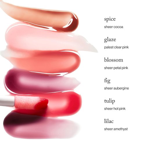 Goop Beauty Hydra-Barrier Gel Gloss - Hydrating Lip Gloss with Hyaluronic Acid & Vitamin E | Tulip - Sheer Hot Pink | 0.13 oz