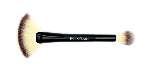 EVE PEARL Ultimate Face Compact - 204 Dual Fan Brush & Contour Palette for Medium to Deep Skin