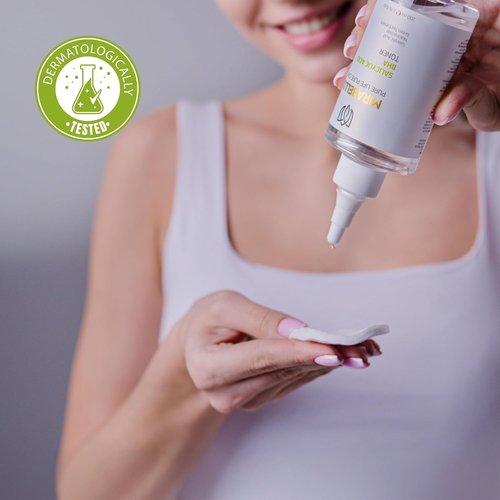 Salicylic Acid BHA Toner - Acne & Blackhead Control with Niacinamide & Green Tea | 6.76 fl. oz for Oily Skin
