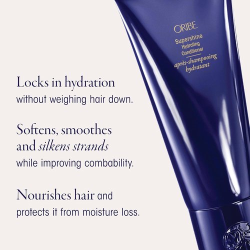 Oribe Supershine Discovery Hair Set - Travel Size Hydrating Shampoo & Conditioner Duo - Softens, Adds Shine & Smooths Frizz