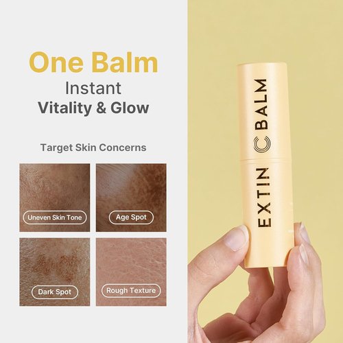 KAHI Extin C Balm - Vitamin C Moisturizer Stick for Skin Brightening & Fine Lines | 0.31 oz