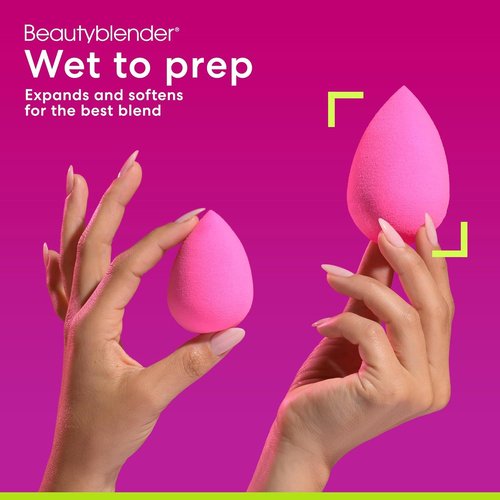 Beautyblender® Original Pink Makeup Sponge - Super-Soft Foam for Flawless Blending | Reusable & Vegan