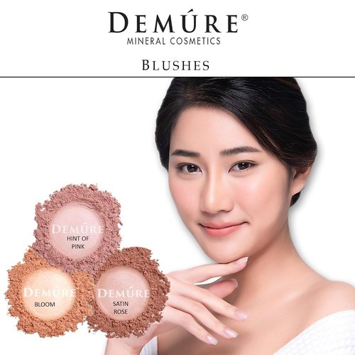 Demure's Bloom Natural Blush Powder - Loose, Professional Formula | Cruelty-Free Beauty