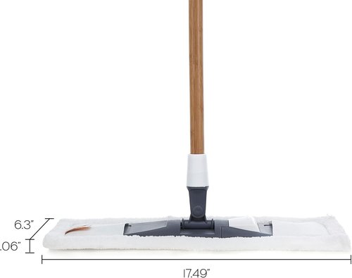 Full Circle Mighty Mop - 2-in-1 Wet/Dry Microfiber Cleaning Head | Versatile White Design