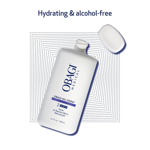Obagi Nu-Derm Face Toner - Refreshing Skin Hydration & pH Balance | 6.7 Fl Oz