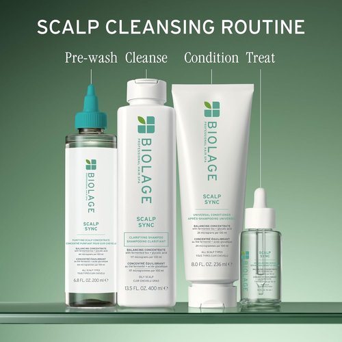 Biolage Scalp Sync Clarifying Shampoo - Effective Residue & Buildup Remover for Oily Scalp