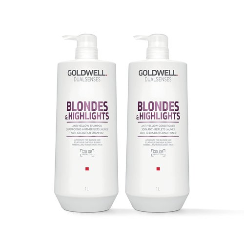 Goldwell Dualsenses Blondes & Highlights Shampoo - Anti-Yellow Formula for Radiant Hair