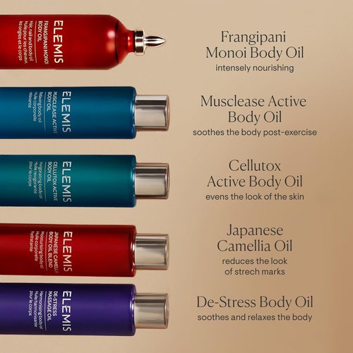 ELEMIS Japanese Camellia Body Oil Blend - Luxurious Lightweight Nourishing Oil for Stretch Marks | 100 mL
