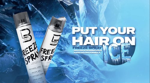 L3 Level 3 Hair Spray - Long Lasting and Strong Hold Hair Spray (12.95 Oz)