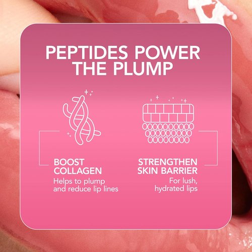 BUXOM Full-On Plumping Lip Cream - Hydrating Gloss with Peptides & Hyaluronic Acid for Fuller Lips