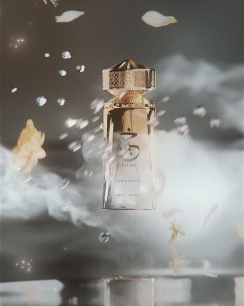 Paris Corner | Khair Felicity Perfume - 3.4 fl oz | Sparkling, Joyful Unisex Perfume with Champagne, Cassis, Rose, Vanilla, Musk