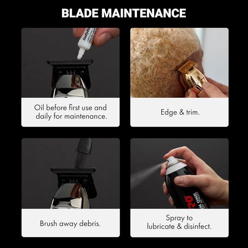 BaBylissPRO FX+ Professional Hair Trimmers - Cord/Cordless Beard Clippers for Men, USB-C Rechargeable