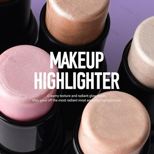 Ownest Shimmer Glow Highlighter Stick - Buildable & Blendable Cream Illuminator for Face & Body | Hydrating Radiance Balm