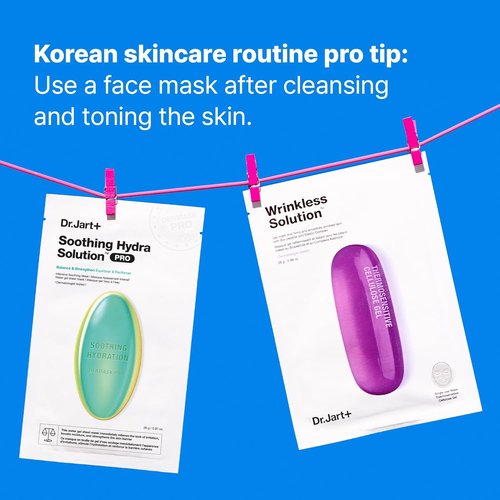 Dr.Jart+ Dermask Intra Jet Wrinkless Solution - Hydrating Korean Face Mask | Travel Size, 1 Pack