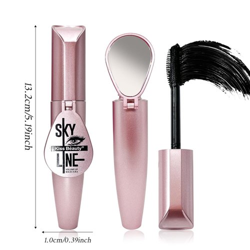 Regine Switzerland Black Natural Eye Makeup Mascara - Defines Lashes & Sculpt Brows, Cruelty-Free, 1 Count