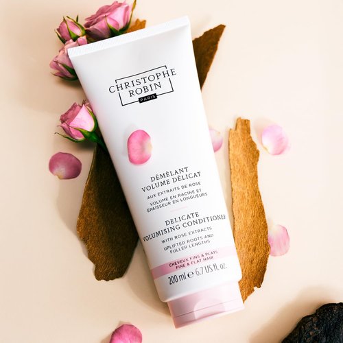 Christophe Robin Delicate Volumizing Conditioner - Rose Extracts for Thin, Fine Hair | 6.7 fl. oz