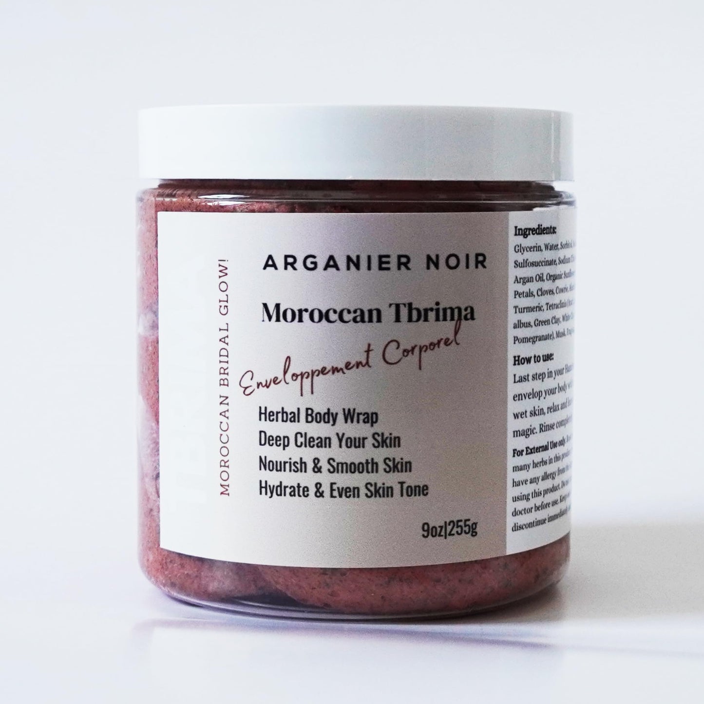 Tbrima Moroccan Enveloppement Corporel Body Herbal Wrap A Mix of Herbs. Made with Argan Oil.