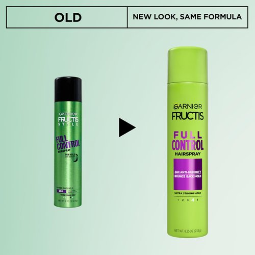Garnier Fructis Style Full Control Anti-Humidity Hairspray, 8.25 Oz, 3 Count (Packaging May Vary)