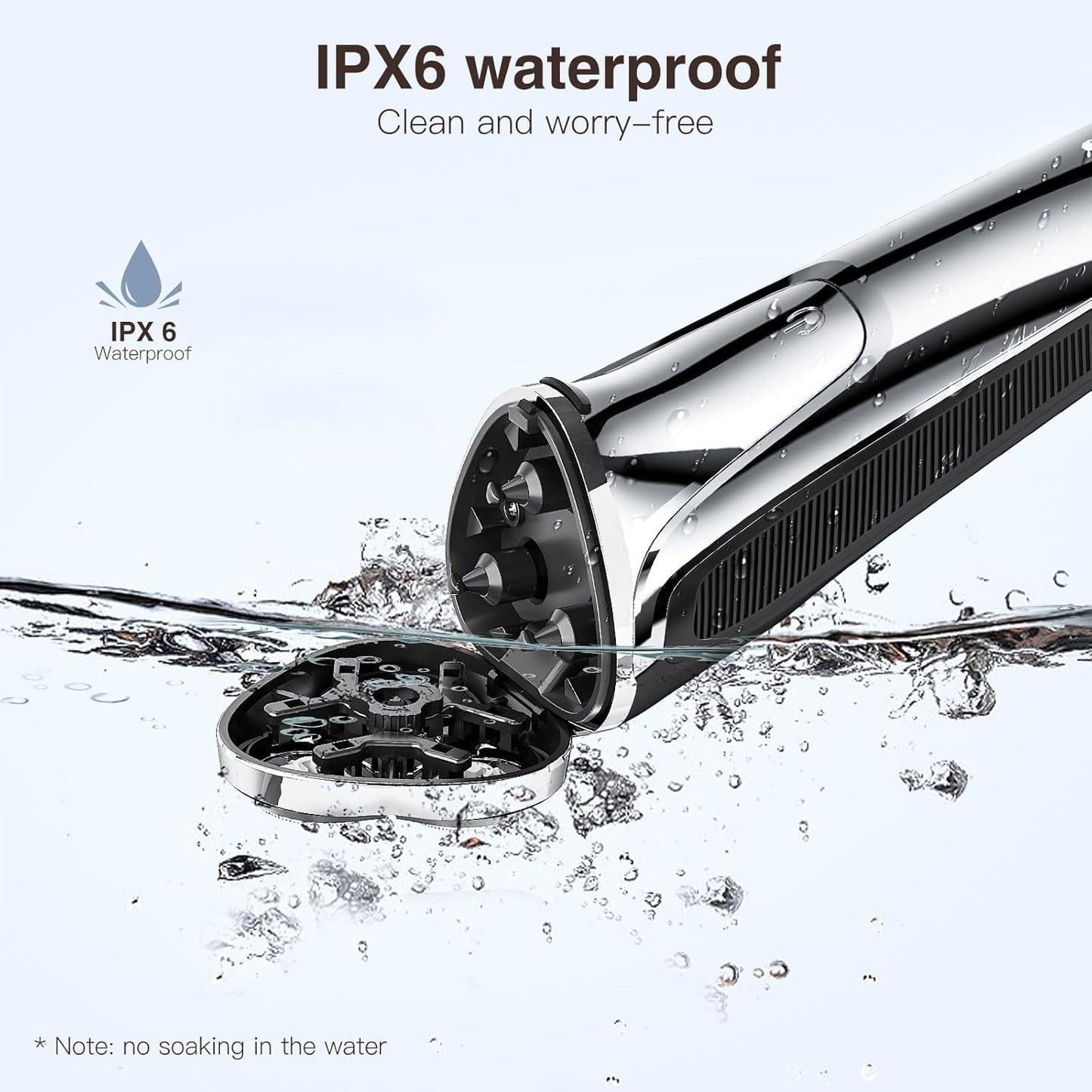 Skiennix Electric Razor for Men - 90-Minute Rotary Shaver with 4D Floating Head & LCD Display | Waterproof & Fast Charge