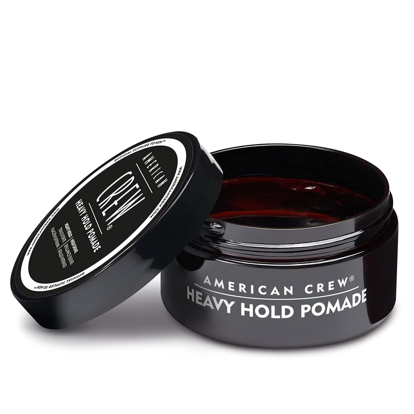 American Crew Men's Hair Pomade - Heavy Hold & High Shine Styling Gel, 3 oz