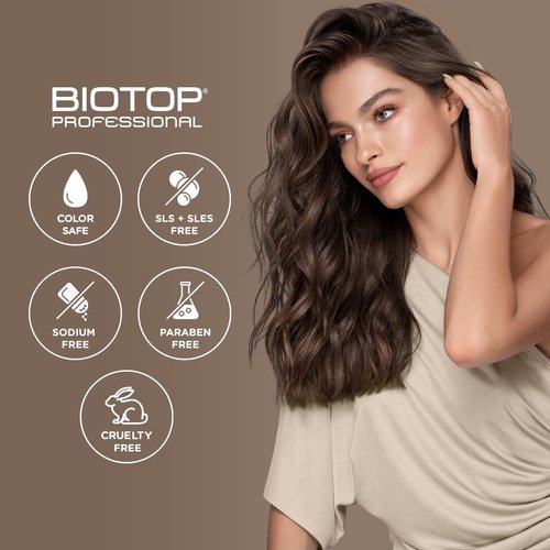 Biotop Professional 700 Keratin & Kale Hair Styling Cream - Extra Shine & Frizz Control - 4.05 Fl Oz