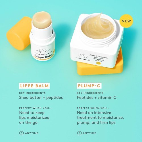 Plump-C Tripeptide Lippe Mask by Drunk Elephant for Women - 0.7 oz Mask