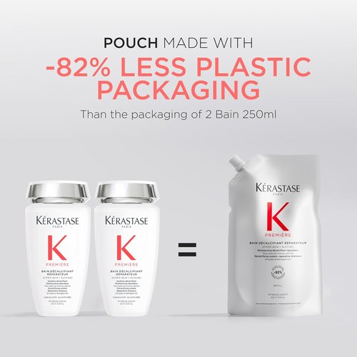 Kerastase Premiere Sulfate-Free Shampoo - Strengthens & Smoothes Damaged Hair, Citric Acid Formula