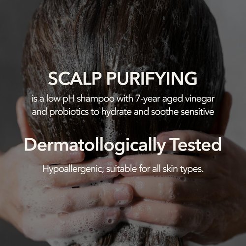 107 Clarifying Shampoo - Purifying Formula with Fermented Vinegar & Ginseng for Itchy Scalp | 12.84oz
