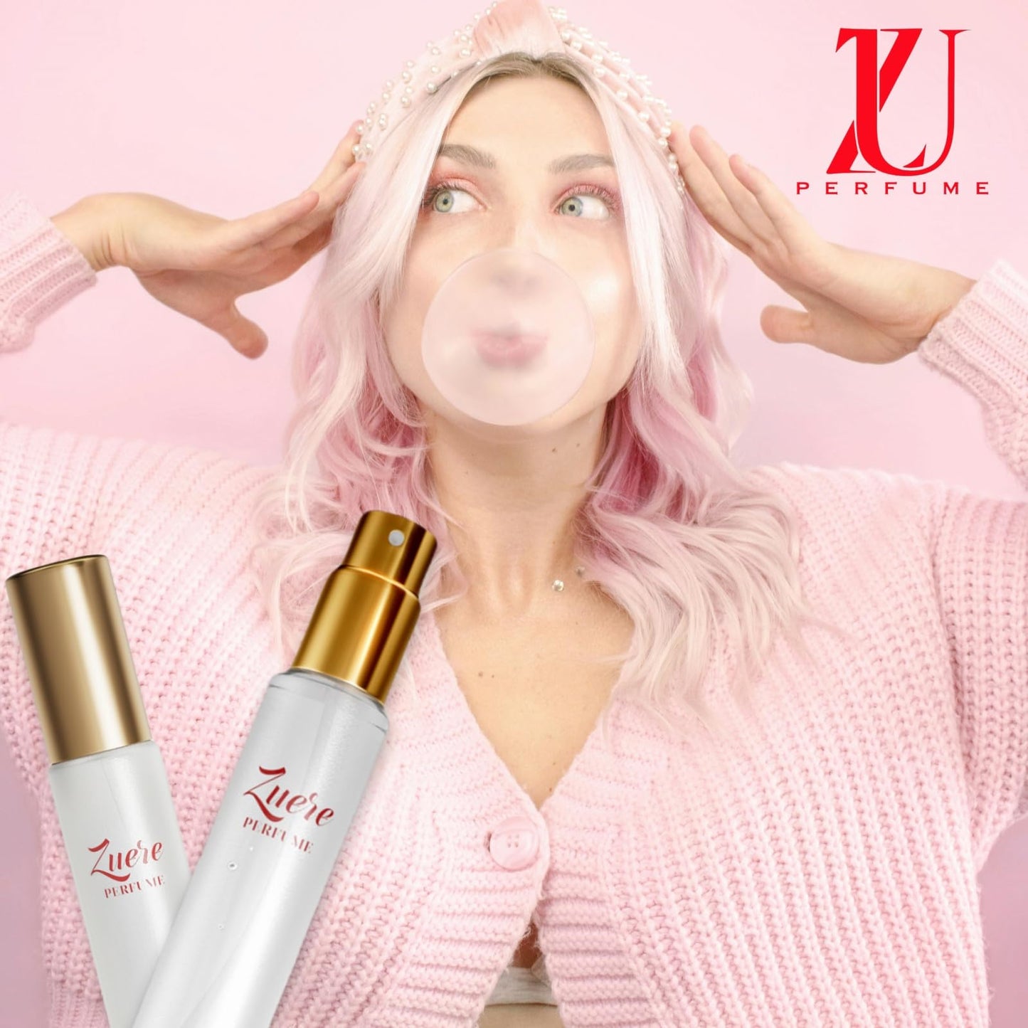 Zuere Perfumes for Women Eau de Parfum, Women's Perfume with Notes of Jasmine Latte, Pheromones Infused Enhanced Scents Perfumes 0.35 fl.oz/10ml, JG_C1_09