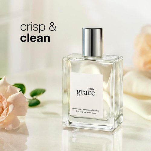 Philosophy Pure Grace - Crisp & Clean Women's Perfume - Water Lily, Leafy Greens & Musk - Long-Lasting Fragrance