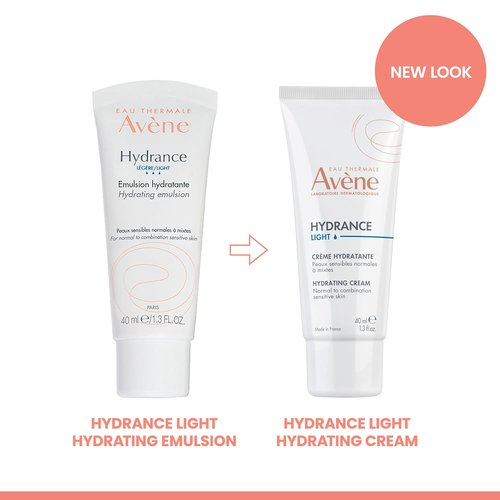 Avène Hydrance Light Hydrating Emulsion - Non-Comedogenic Daily Face Moisturizer, 1.3 Oz