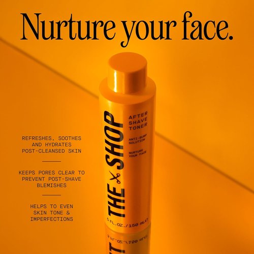 Lebron James Men's Aftershave Toner - Anti-Bump Solution with Witch Hazel & Gentle Acids | 5 Fl Oz