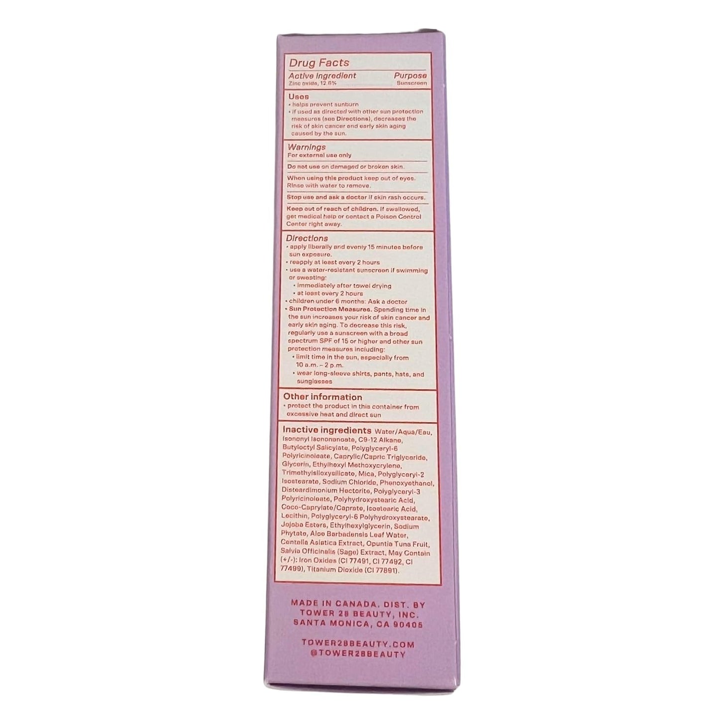Tower 28 SunnyDays SPF 30 Tinted Moisturizer - Buildable Coverage Foundation & Mineral Sunscreen - 25 Medium/Warm (1 oz)