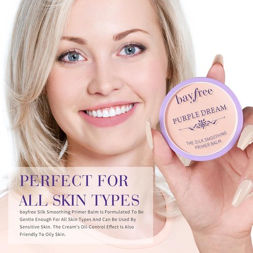Bayfree Silk Smoothing Primer Balm - Poreless Formula for Smooth, Flawless Skin | 0.35 oz