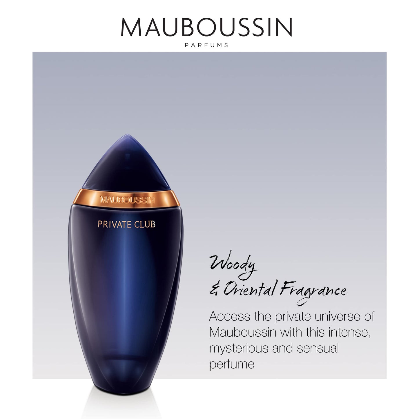 Mauboussin - Private Club 100ml (3.3 Fl Oz) - Eau de Parfum for Men - Woody & Oriental Scents