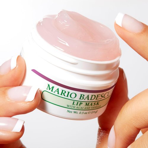 Mario Badescu Lip Mask - Overnight Treatment with Coconut Oil & Shea Butter for Soft Lips