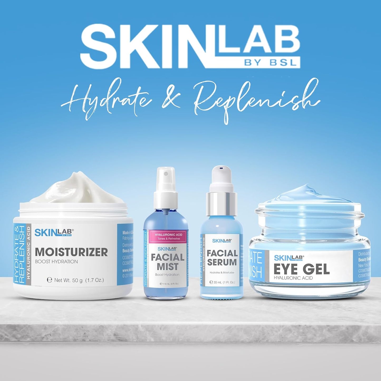 SKIN LAB Hydrate & Replenish Hydra Moisturizer - Daily Hydrating Cream for Dry, Sensitive Skin | 1.7 oz