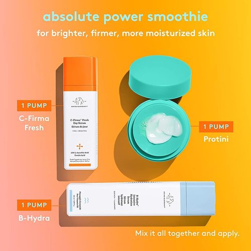 Drunk Elephant C-Firma Fresh Day Serum & B-Hydra Hydration Serum - Firming, Brightening Duo for All Skin Types (1.69 Fl Oz)